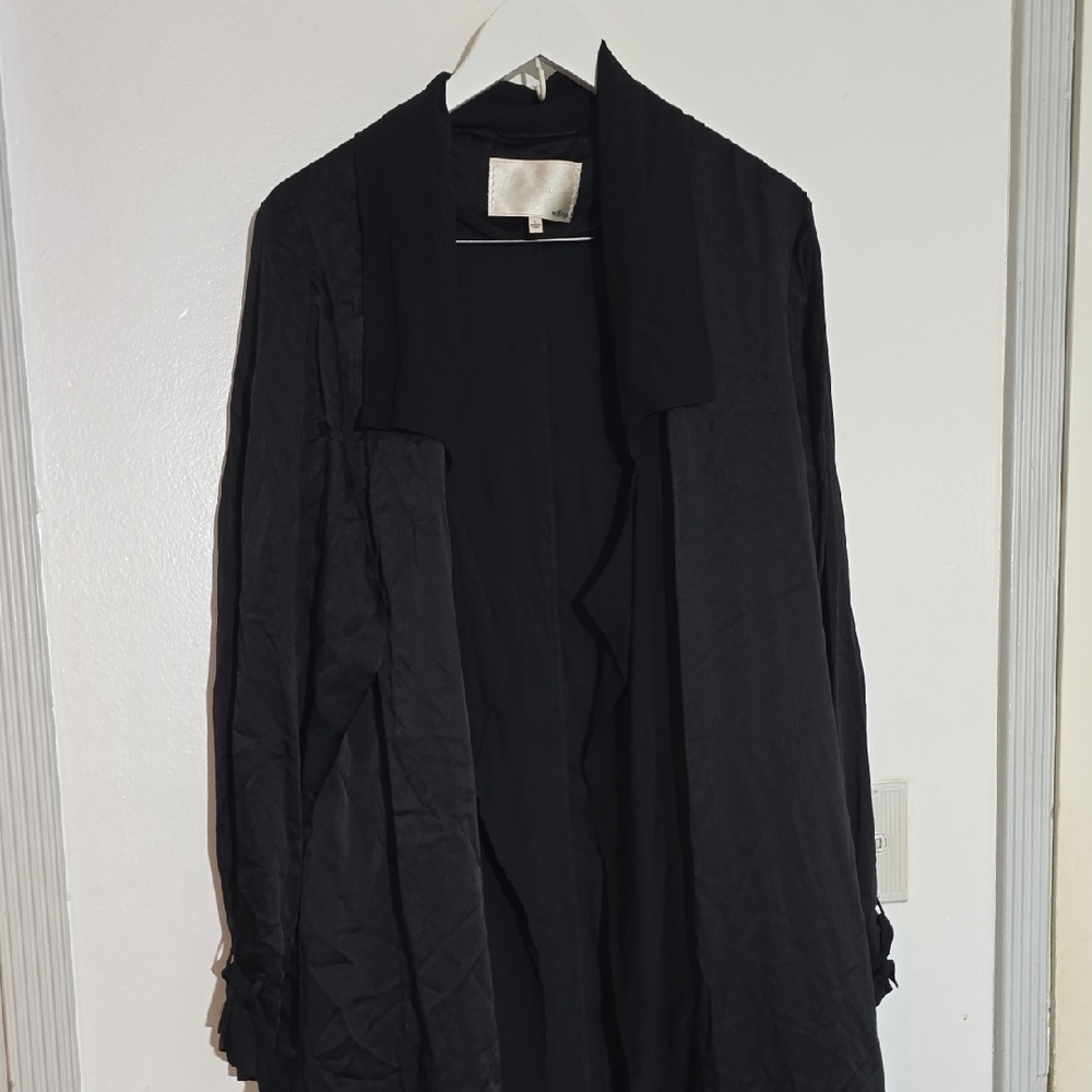 Aritzia Le Fou Wilfred Mercier jacket silk trench Size Large - Picture 3 of 12